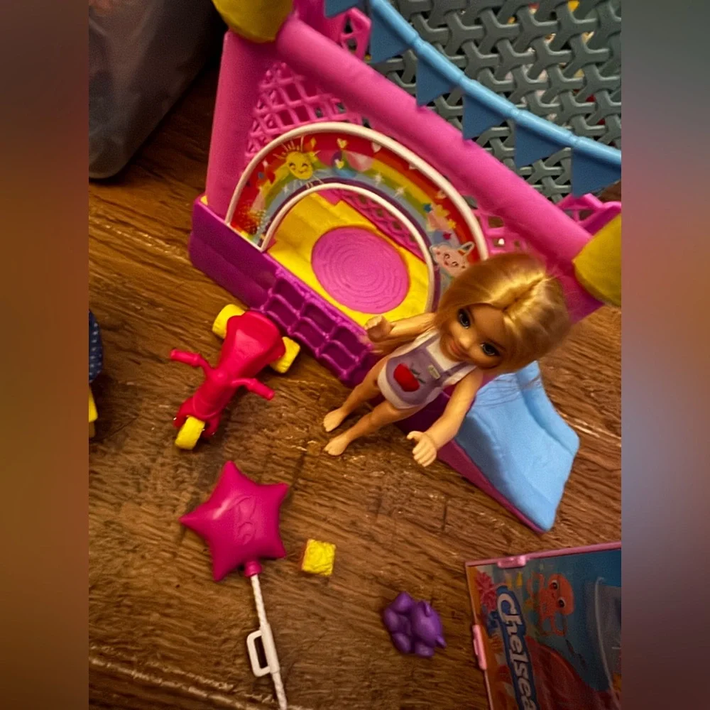 Barbie includes bounce